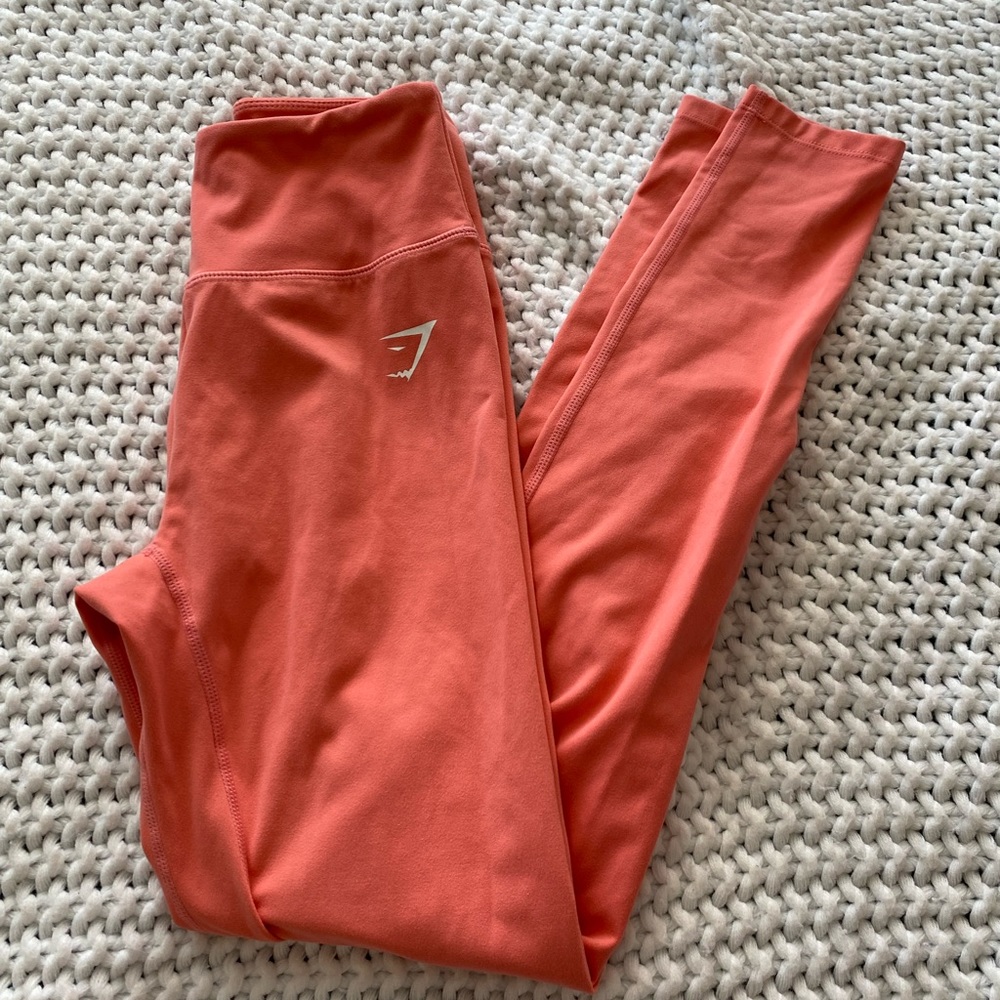 Pink/orange-ish Gymshark leggings